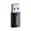 Перехідник USB 3.1 M to USB-C F black Baseus (ZJJQ000101) - Зображення 1