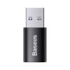 Перехідник USB 3.1 M to USB-C F black Baseus (ZJJQ000101) - Зображення 2