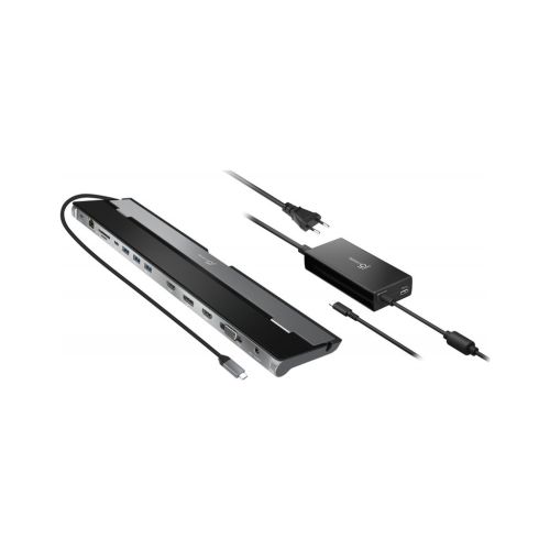 Порт-репликатор J5create Dock-Station USB-C 10-in-1 (HDMI/PD/USB-A/USB-C/LAN/картридер/audio) (JCD543P-EN)