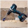 Шуруповерт Makita дрель-шуруповерт с ударом LXT, 18В, 3Аг х 2шт, DC18RC, кейс, (DHP484RFE) - Зображення 2