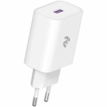 Зарядное устройство 2E USB Wall Charger QC3.0 DC5V/3A, Max 18W, white (2E-WC1USB18W-W)