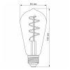Лампочка Videx Filament ST64FGD 4W E27 2100K 220V (VL-ST64FGD-04272) - Зображення 2