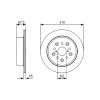 Гальмівний диск Bosch 0 986 479 R25 - Зображення 2