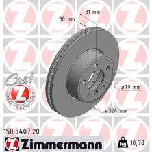 Тормозной диск ZIMMERMANN 150.3407.20