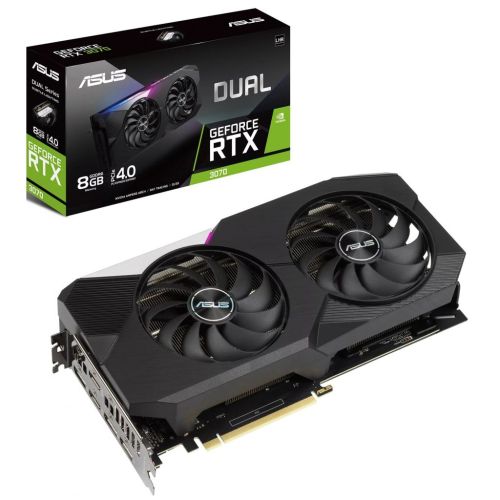 Відеокарта ASUS GeForce RTX3070 8Gb DUAL V2 LHR (DUAL-RTX3070-8G-V2)