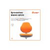 Дитяче крісло ErgoKids Mio Classic Y-405 Orange (Y-405 OR) - Зображення 2