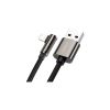 Дата кабель USB 2.0 AM to Lightning 1.0m CALCS 2.4A 90 Legend Series Elbow Black Baseus (CALCS-01) - Зображення 1