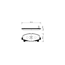 Тормозные колодки HI-Q SP1606