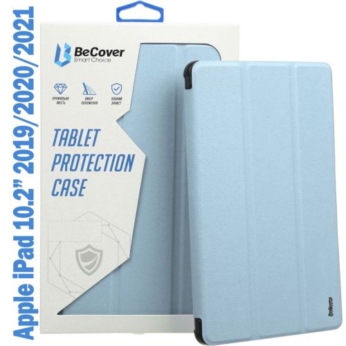 Чехол для планшета BeCover Tri Fold Soft TPU Silicone Apple iPad 10.2 2019/2020/2021 Light Blue (708515)