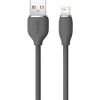 Дата кабель USB 2.0 AM to Lightning 2.0m 2.4A Jelly Liquid Silica Gel Black Baseus (CAGD000101) - Зображення 1