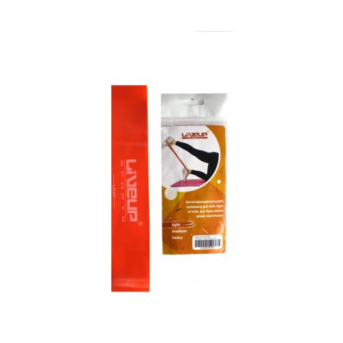 Еспандер LiveUp Latex Loop-Light гумка помаранчевий LS3650-500Lo (6951376105568)