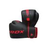 Боксерські рукавички RDX F6 Kara Matte Red 10 унцій (BGR-F6MR-10OZ) - Зображення 2