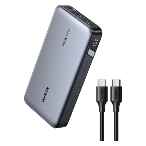 Батарея універсальна Ugreen 25000mAh 145W Two-way PD 3.1 grey (PB205)