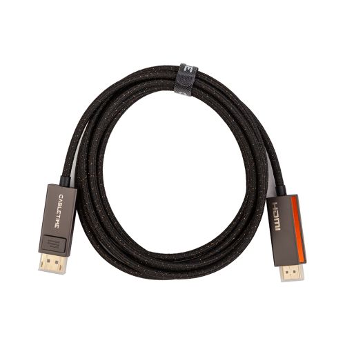 Кабель мультимедійний DisplayPort to HDMI 3.0m Cabletime (CA914081)