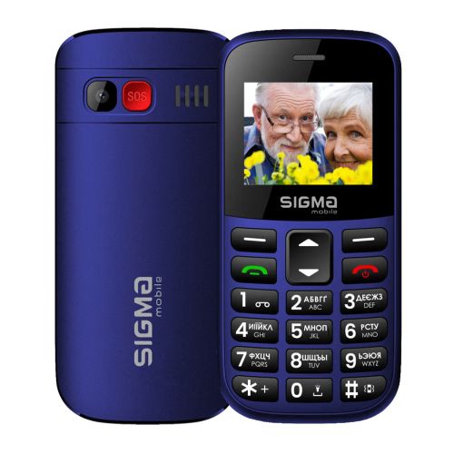 Мобильный телефон Sigma Comfort 50 EASY TYPE-C Blue (4827798585238)