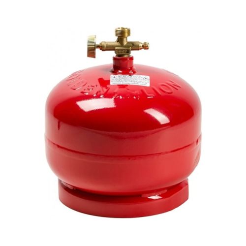 Бытовой газовый баллон Voltronic ПРОПАН 2кг (4,8л) + пальник 20448 Red (GBR-2k-48L)
