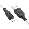 Дата кабель USB 2.0 AM to Micro 5P 1.0m Cool silicone X90 white HOCO (6931474788436) - Зображення 2