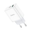 Зарядное устройство HOCO C105A Stage 1xUSB-C PD20W + 1xUSB QC3.0 White (6931474782946) - Изображение 3