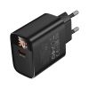Зарядний пристрій BOROFONE BA97A Ilustre USB-C PD30W digital display Black (6941991120480) - Зображення 1