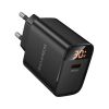 Зарядний пристрій BOROFONE BA97A Ilustre USB-C PD30W digital display Black (6941991120480) - Зображення 2