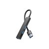 Концентратор XO USB 3.0 4-in-1 порти XO HUB014A.black (HUB014A.black) - Зображення 2