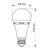 Лампочка TITANUM A68 9W E27 4000K 220V (TL-EMA68-09274) - Изображение 2