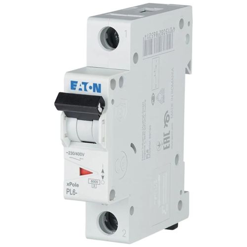 Автоматический выключатель Eaton 1-п. М1 С 63А PL6 6кА