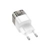 Зарядний пристрій HOCO C131A USB-C PD30W + 1xUSB QC3.0 transparent black (6942007609821) - Зображення 1