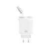Зарядний пристрій XO 1xUSB-C + 1xUSB QC30W GaN + cable USB-C to USB-C white (XO-CE31) - Зображення 1
