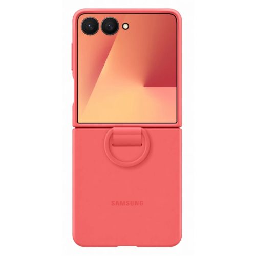 Чохол до мобільного телефона Samsung Silicone with Ring Galaxy Flip 7 Red (EF-PF766TREGUA) Чохол до мобільного телефона Samsung Silicone with Ring Galaxy Flip 7 Red (EF-PF766TREGUA)