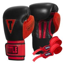 Боксерские перчатки Title Boxing All Heart Bag Gloves 2.0 Black/Red 12 oz (AHABG2 12 oz BK/RD)