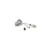Дата кабель USB 2.0 to Lightning 2.0m 2A magnetic nylon silver Pipo (18169) - Изображение 2
