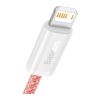 Дата кабель USB 2.0 AM to Lightning 1.0m 2.4A orange Baseus (CALD000407) - Зображення 1