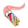 Дата кабель USB 2.0 AM to Lightning 1.0m 2.4A orange Baseus (CALD000407) - Зображення 3