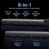 Концентратор Ugreen USB-C to 2xUSB 3.2 + 2xUSB-C 3.2 + 2xHDMI + DP 4K60Hz + PD 100W CM639 gray (35625) - Изображение 1