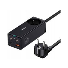 Зарядное устройство Baseus AC + 2xUSB-C 65W + 2xUSB black (PSZM000901) Зарядное устройство Baseus AC + 2xUSB-C 65W + 2xUSB black (PSZM000901)