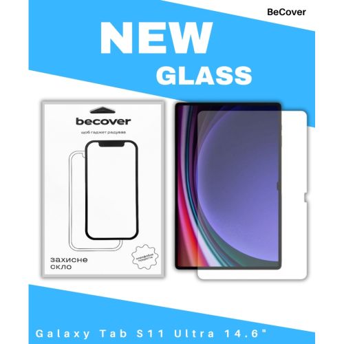 Стекло защитное BeCover Samsung Galaxy Tab S11 Ultra (SM-X930/X936) 14.6 (714556) Стекло защитное BeCover Samsung Galaxy Tab S11 Ultra (SM-X930/X936) 14.6 (714556)