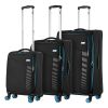 Набор чемоданов 2E Trek (L+M+S), чорні (2E-SPE-TREK-SET6-BK) - Изображение 2