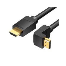 Кабель мультимедійний HDMI M to HDMI M 3.0m 4K60Hz 90° corner black Vention (AAQBI)