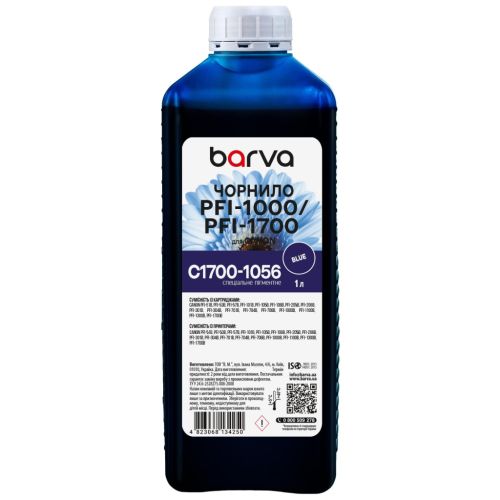 Чорнило Barva Canon PFI-1000/PFI-1700 1 л, special, pigmented blue (C1700-1056)