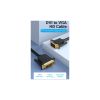 Кабель мультимедийный DVI M to VGA M 3.0m 24+5pin black Vention (EACBI) - Изображение 1