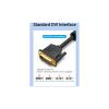 Кабель мультимедийный DVI M to VGA M 3.0m 24+5pin black Vention (EACBI) - Изображение 2