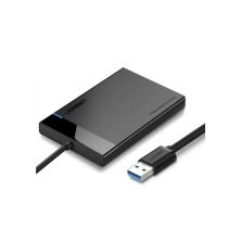 Карман внешний Ugreen USB 3.0 to SATA 3.0 2.5 HDD/SSD enclosure 6TB UASP black (30847)