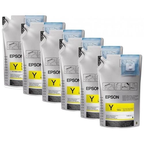 Контейнер с чернилами Epson T46D SC-F6300 UltraChrome DS Ink Yellow 1.1L*6pcs (C13T46D440)