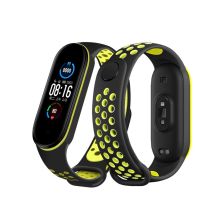 Ремешок для фитнес браслета BeCover Nike Style для Xiaomi Mi Smart Band 5 Black-Green (705152)