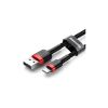 Дата кабель USB 2.0 AM to Lightning 2.0m 1.5A red-black Baseus (CALKLF-C19) - Изображение 1
