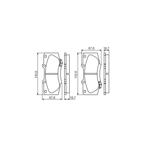 Тормозные колодки Bosch 0 986 495 352