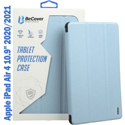 Чехол для планшета BeCover Tri Fold Soft TPU Silicone Apple iPad Air 4 10.9 2020/2021 Light Blue (708782)