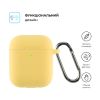 Чохол для навушників Armorstandart Ultrathin Silicone Case With Hook для Apple AirPods 2 Yellow (ARM59696) - Зображення 1