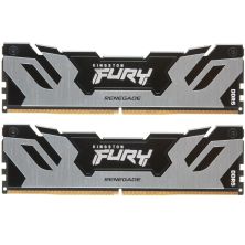 Модуль памяти для компьютера DDR5 96GB (2x48GB) 6000 MHz Renegade Silver XMP Kingston Fury (ex.HyperX) (KF560C32RSK2-96)